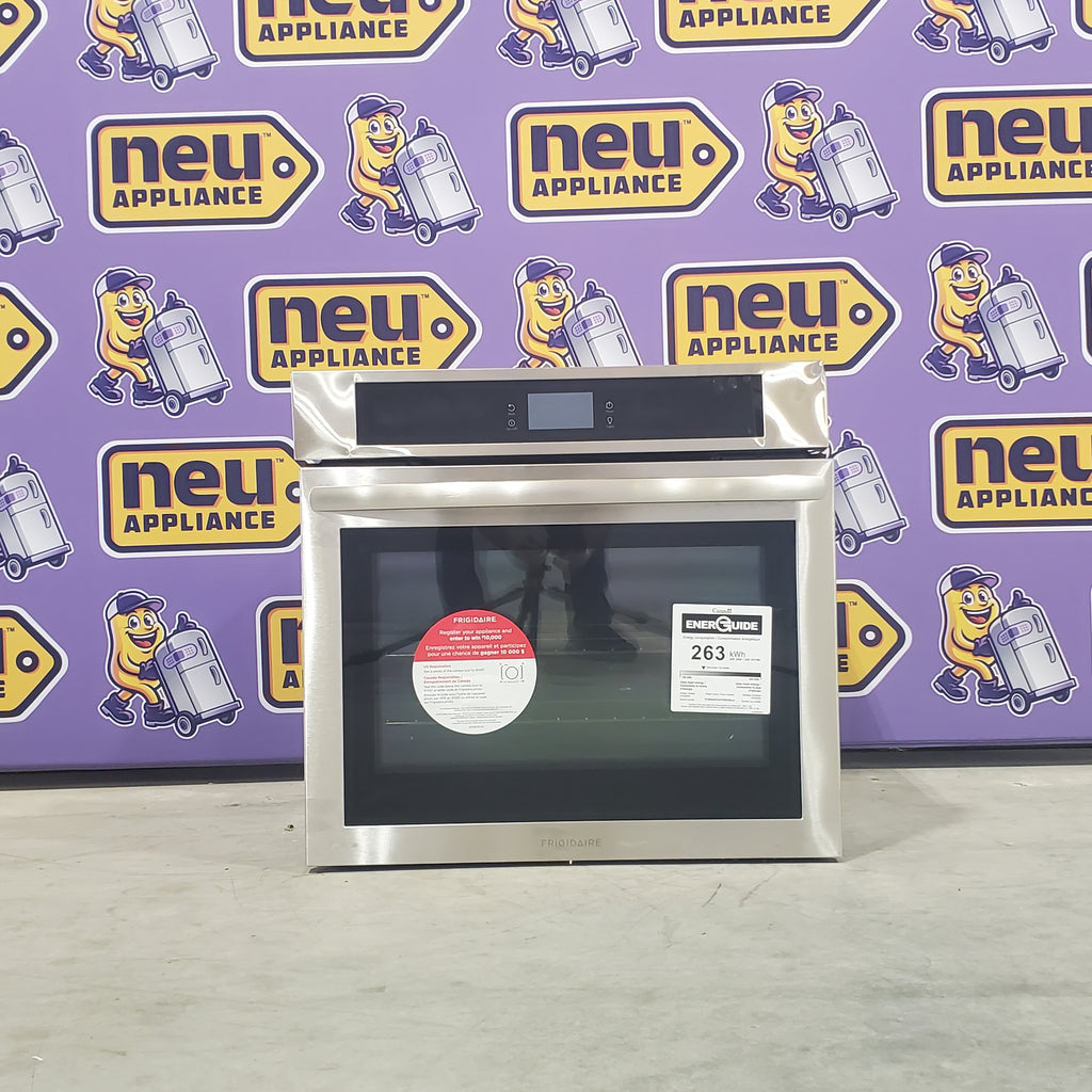Pictures of Frigidaire Stainless Steel Electric 30 Inch Single Wall Oven with Fan Convection FCWS3027AS - Scratch and Dent (Moderate) - Neu Appliance Outlet - Discount Appliance Outlet in Austin, Tx