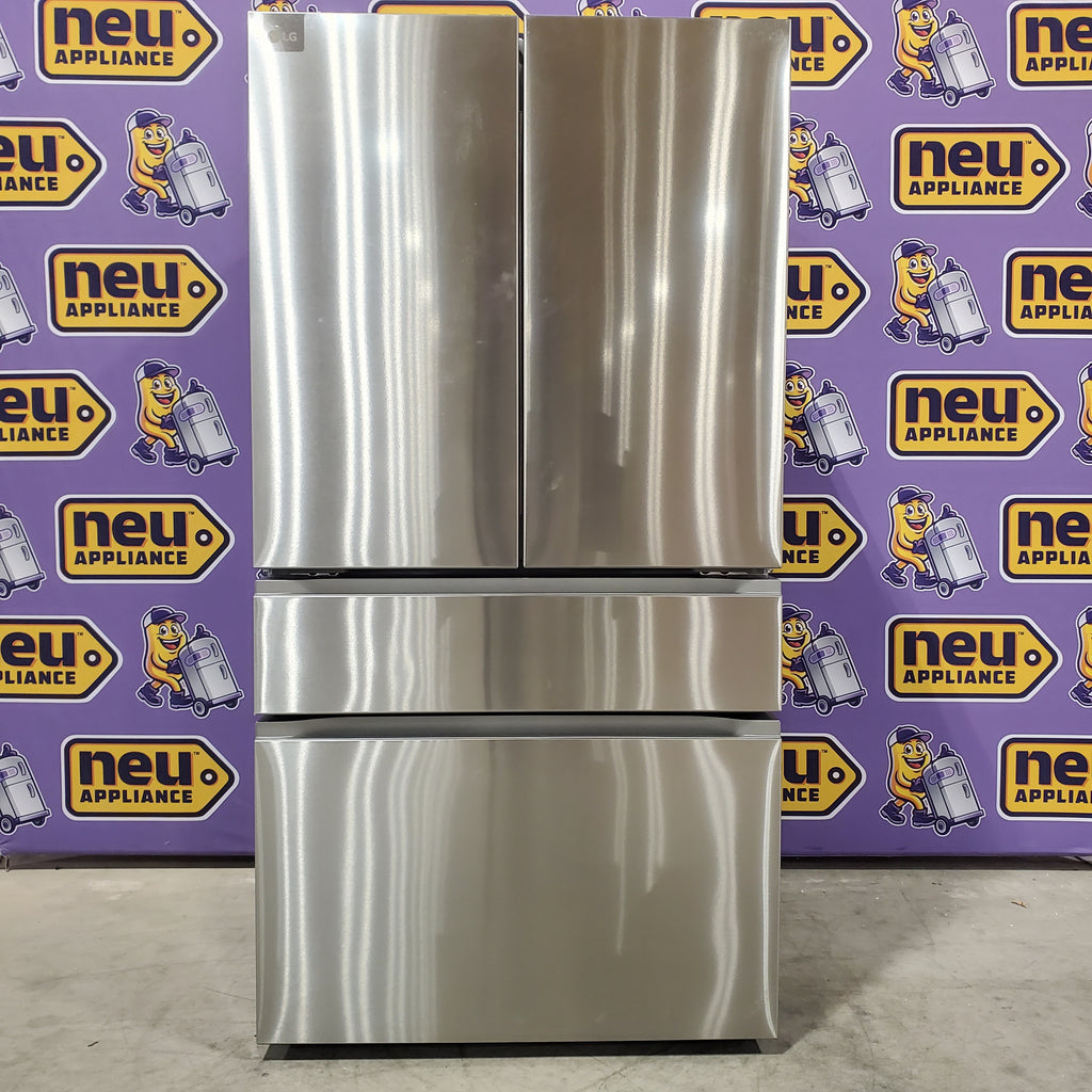 LG 30 cu. ft. Smart Standard-Depth MAX™ 4-Door French Door Refrigerator with Full-Convert Drawer™ 3SD928 - LF30S8210S - Open Box