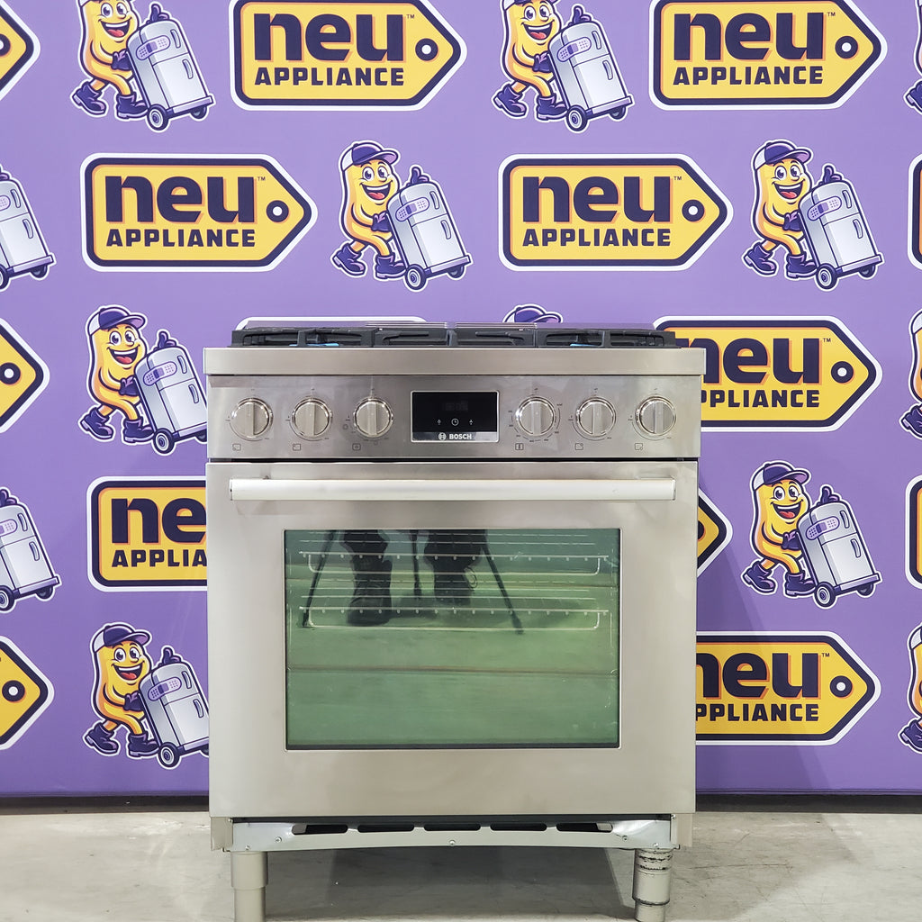 Pictures of Bosch Stainless Steel Gas Freestanding 30 Inch Range with 3 Cooking Modes HGS8055UC - Certified Refurbished - Neu Appliance Outlet - Discount Appliance Outlet in Austin, Tx