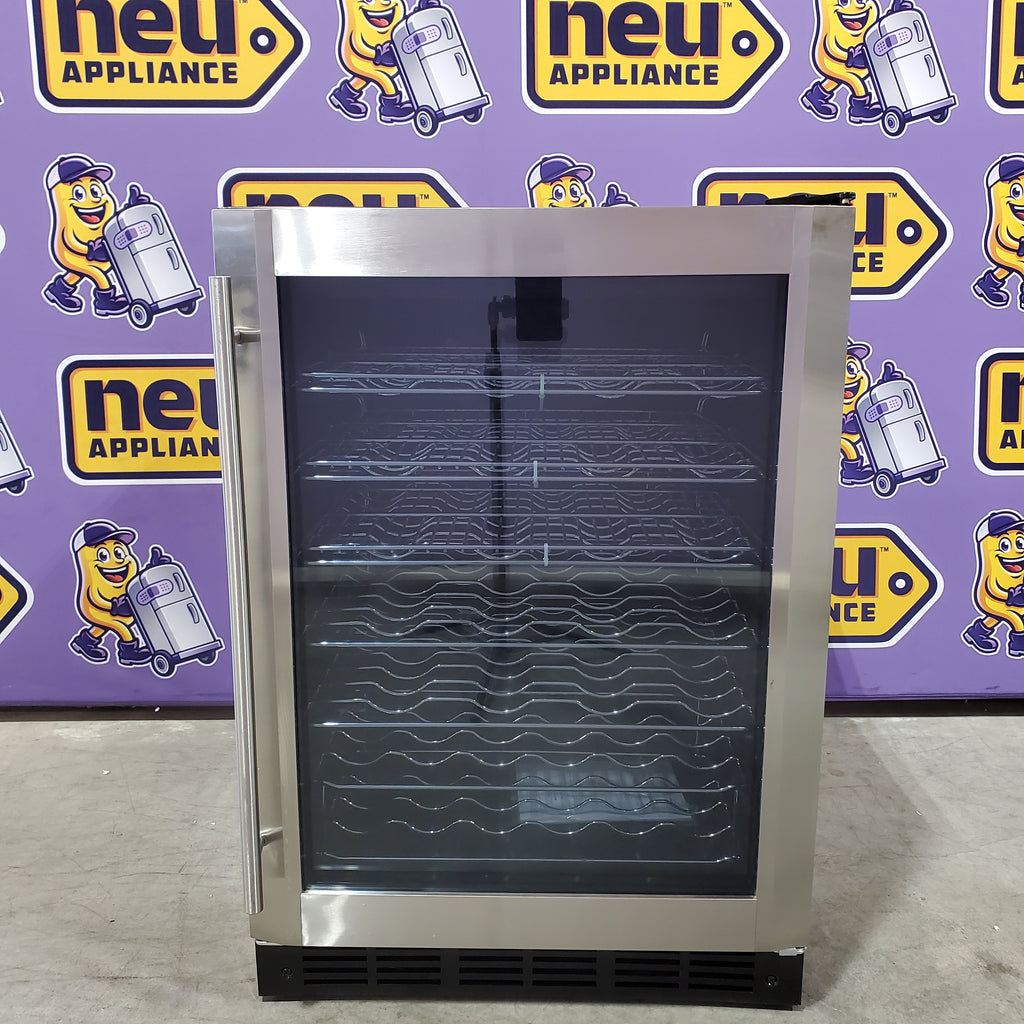 Vissani 23.4 in. 50 Bottle, 154 Can, Wine and Beverage Cooler with Stainless Steel Door SA312 - HVBC58ST - Open Box