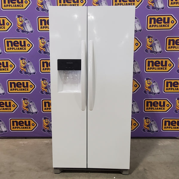 Frigidaire 22 Cu. Ft. 33" Standard-Depth Side-by-Side Refrigerator in White 20231SD265 - FRSS2323AW - Scratch & Dent (Minor)