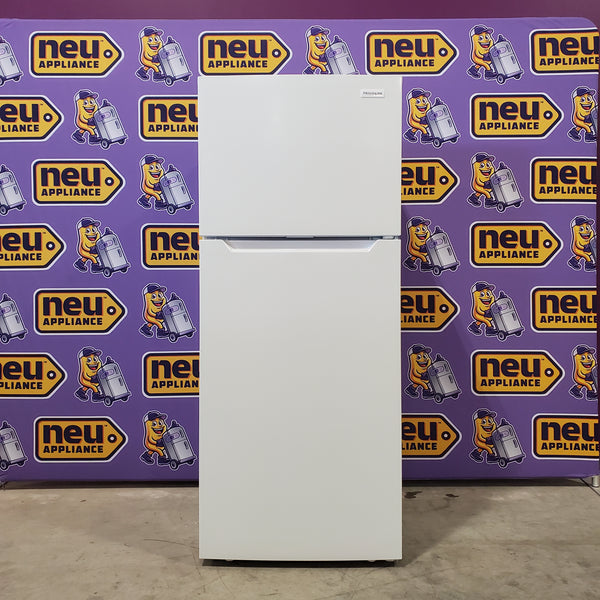 Frigidaire White Top Freezer 18 Cu. Ft. Capacity Refrigerator with Spacious Interior Storage and Bright LED Lighting FFHT1822UW - Scratch and Dent (Minor)