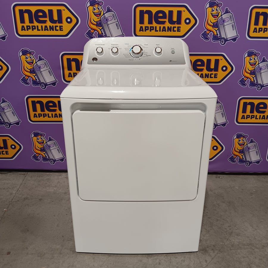 GE White Top Load 4.0 Cu. Ft. Capacity Washer with Stainless Steel Wash Basket GTW325ASWWW - New in Box and  GE ENERGY STAR 7.4 cu. ft. Capacity Aluminized Alloy Drum Electric Dryer with Sensor Dry  16280 - GTD65EBSJWS - Certified Refurbished