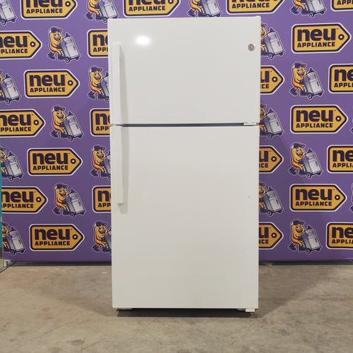 GE® 21.9 Cu. Ft. Garage Ready Top-Freezer Refrigerator - Scratch and Dent (Minor)