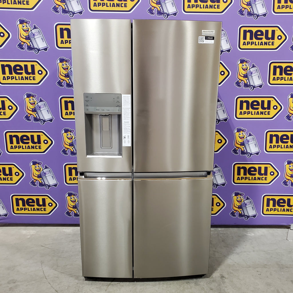 Frigidaire Gallery 22 Cu. Ft. Counter-Depth 4-Door Energy Star Certified Refrigerator in Smudge-Proof Stainless Steel 4SD246 - GRQC2255BF - Scratch & Dent (Minor)