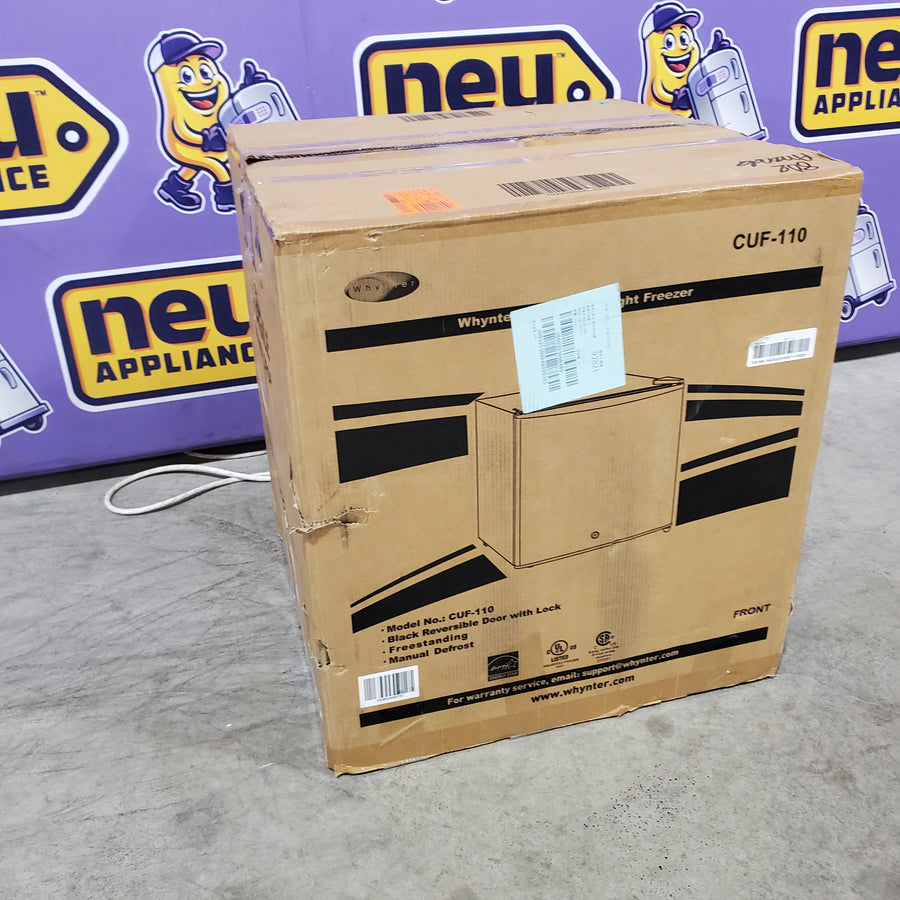 Whynter 1.1 cu ft Upright Compact Mini Freezer with Lock SA687 - CUF-110 - New in Box