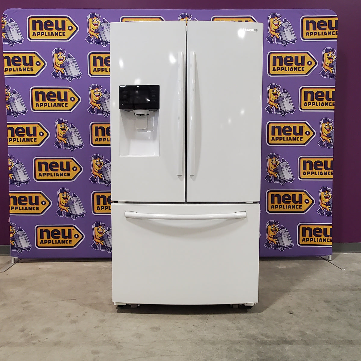 Samsung French Door 25 Cu. Ft. Refrigerator with External Water and Ice Dispenser and Dual Ice Maker RF263TEAEWW - Certified Refurbished