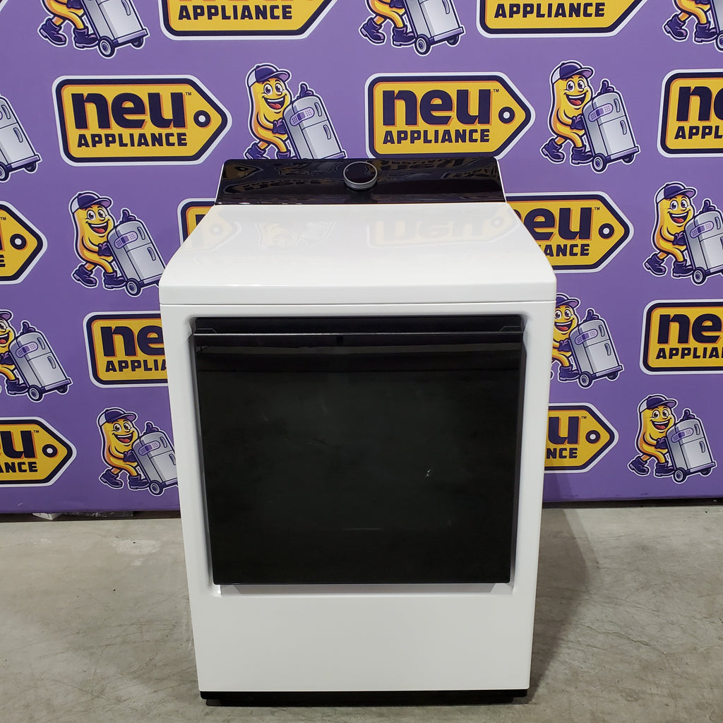 Pictures of LG 7.3 cu. ft. vented SMART Gas Dryer in White with EasyLoad Door, TurboSteam and Sensor Dry Technology 22133SD200 - DLGX8601WE - Scratch & Dent (Minor) - Neu Appliance Outlet - Discount Appliance Outlet in Austin, Tx