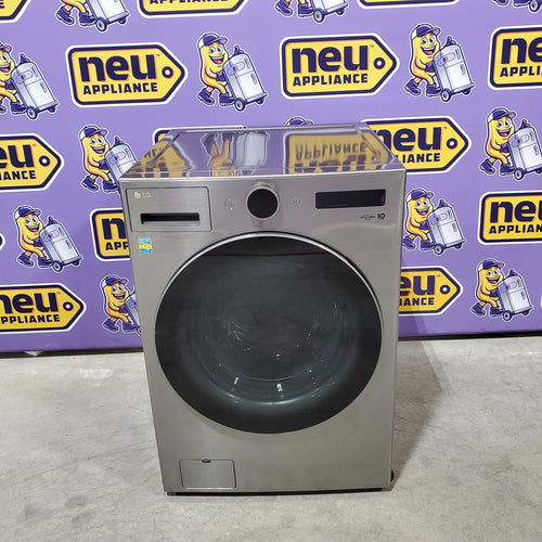 LG 4.5 cu. ft. Smart Front Load Washer with TurboWash® 360° and ezDispense® WM5700HVA - Scratch & Dent (Moderate) and 7.4 cu. ft. Ultra Large Capacity Smart Front Load Electric Dryer with Built-In Intelligence & TurboSteam® 16275 - DLEX6700B - Open Box