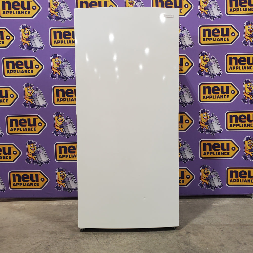 Frigidaire 20 Cu. Ft. Energy Star Garage Ready Upright Freezer in White 3SD406 - FFUE2022AW - Scratch & Dent (Minor)