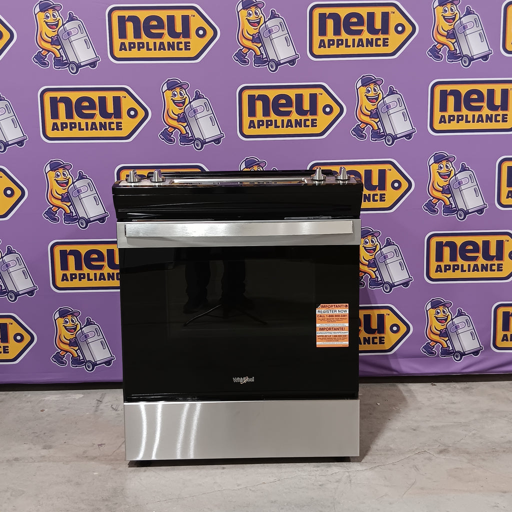 Pictures of Whirlpool 4.8 Cu. Ft. Slide-In Electric Range with Frozen Bake™ Technology in Stainless Steel WEE515S0LS - Scratch & Dent (Minor) - Neu Appliance Outlet - Discount Appliance Outlet in Austin, Tx