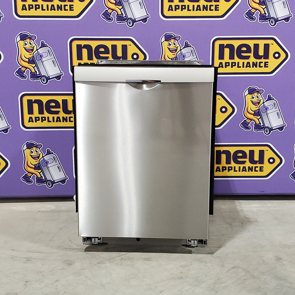 Pictures of Bosch 300 Series 24 in. Top Control Tall Tub Scoop Handle Dishwasher in Stainless Steel with 3rd Rack, Stainless Steel Tub, and 46 dBA WRS315SDHZ - Open Box - Neu Appliance Outlet - Discount Appliance Outlet in Austin, Tx