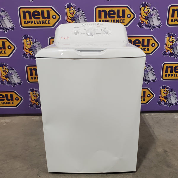 Hotpoint® 4.0 cu. ft. Capacity Washer with Cold Plus and Water Level Control 25131SD293 - HTW265ASWWW - Scratch & Dent (Moderate)