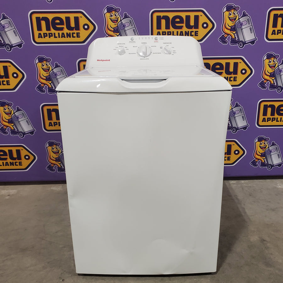 Hotpoint® 4.0 cu. ft. Capacity Washer with Cold Plus and Water Level Control 25131SD293 - HTW265ASWWW - Scratch & Dent (Moderate)