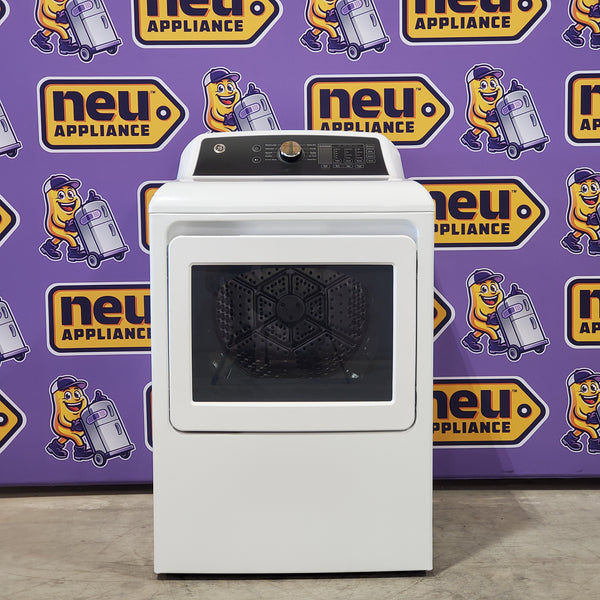 GE Electric 7.4 Cu. Ft. Front Load Dryer with Sensor Dry in White GTD58EBSVWS - Open Box
