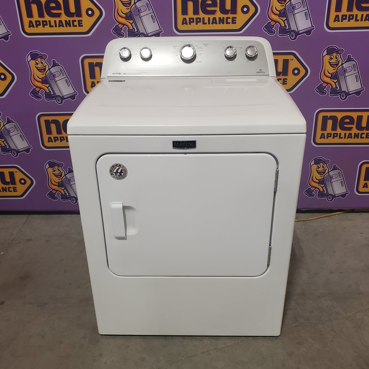 Maytag Extra Large Vented Electric Dryer in White MEDX655DW - Certified Refurbished
