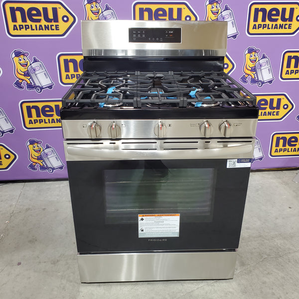 Frigidaire Stainless Steel Gas Range with Air Fry and Five Burner Cooktop 20534SD693 - FCRG3083AS - Scratch & Dent (Moderate)