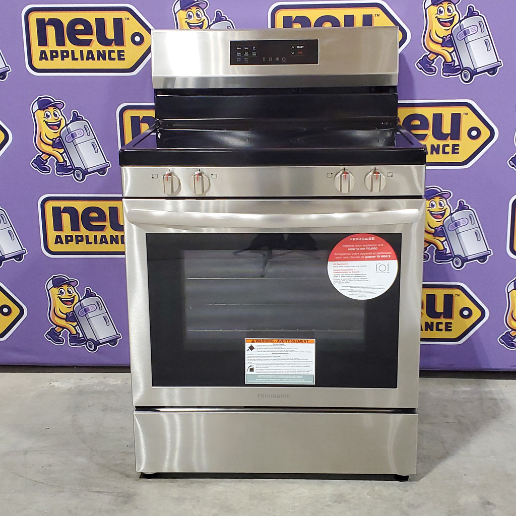 Pictures of Frigidaire Electric Range with Five Cooktop Element, Air Fry and Self Cleaning 7SD793 - FCRE3083AS - Open Box - Neu Appliance Outlet - Discount Appliance Outlet in Austin, Tx