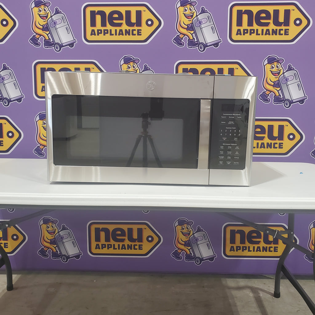 Pictures of GE Over-The-Range 1.7 Cu. Ft. Microwave Oven with Weight/Time Defrost and Turntable On/Off JVM6172SKSS - Scratch and Dent (Minor) - Neu Appliance Outlet - Discount Appliance Outlet in Austin, Tx