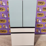 Samsung Bespoke 29 cu ft. 4-Door Standard Depth French Door Smart Refrigerator with Beverage Center Auto Fill Pitcher and Dual Ice Maker with Ice Bites™ in White Glass 25131SD113 - RF29BB86004MAA - Scratch & Dent (Minor)