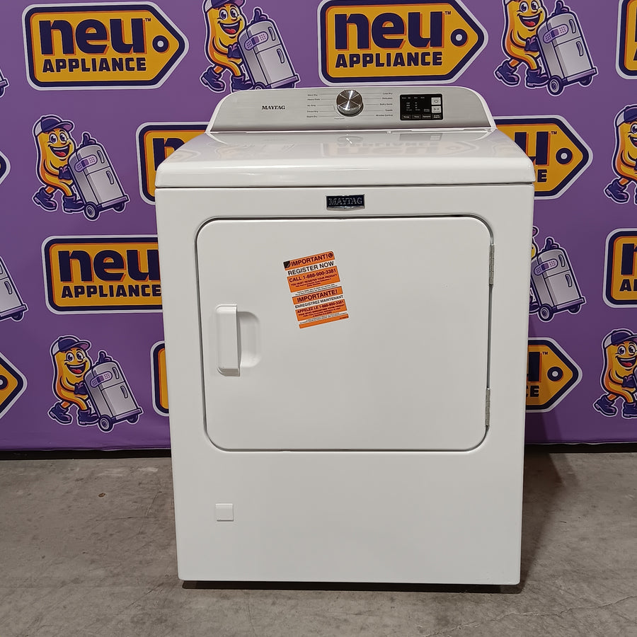 Maytag 7.0 cu. ft Top Load Gas Dryer with Moisture Sensing 30131SD7 - MGD6200KW - Scratch and Dent (Minor)