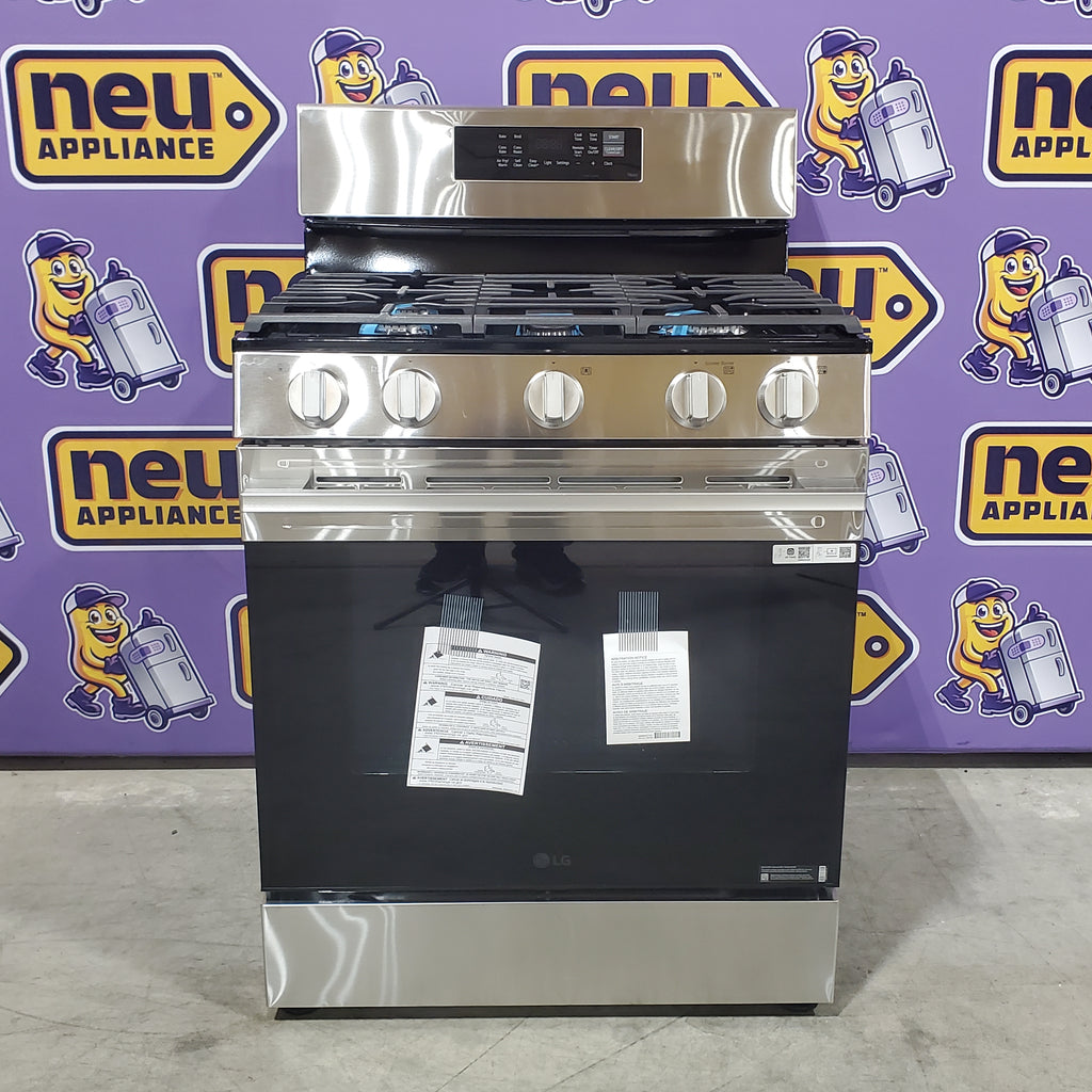 Pictures of LG 6.3 cu. ft. Smart Wi-Fi Enabled Probake Convection® Gas Range with Air Fry & EasyClean® 21SD031 - LRGN6323Y - Open Box - Neu Appliance Outlet - Discount Appliance Outlet in Austin, Tx