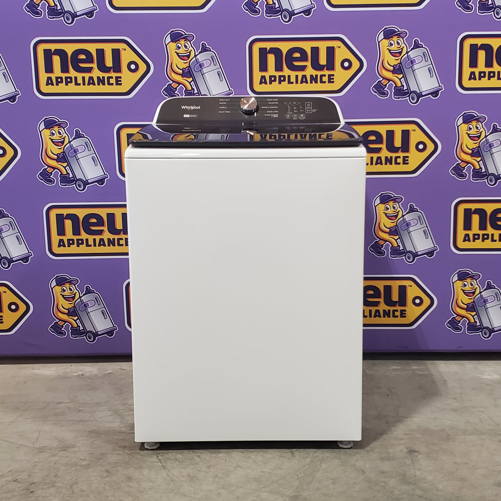 Pictures of Whirlpool 5.2 - 5.3 cu ft Capacity ENERGY STAR Top Load Washer with 2 in 1 Removable Agitator 3SD731 - WTW6157PW - Open Box - Neu Appliance Outlet - Discount Appliance Outlet in Austin, Tx