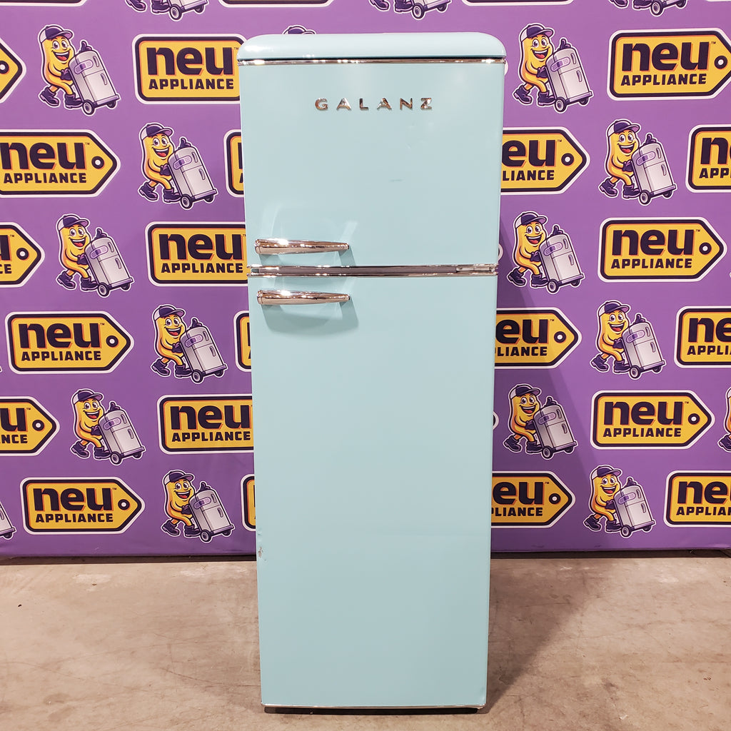 Pictures of Galanz 12.0 Cu Ft Retro Top Mount Refrigerator 25CR225 - GLR12TBEEFR - Scratch & Dent (Minor) - Neu Appliance Outlet - Discount Appliance Outlet in Austin, Tx