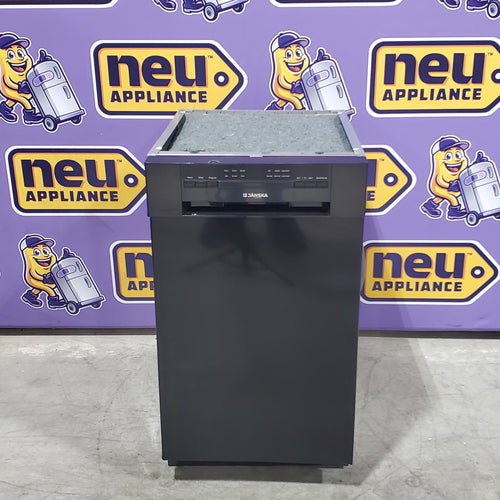 MUELLER 18 in. Black Stainless Steel Front Control Digital Built-In Dishwasher with 3-Stage Filtration, 6 Smart Wash Programs 25SD013 - DW-1800 - Scratch & Dent (Minor)