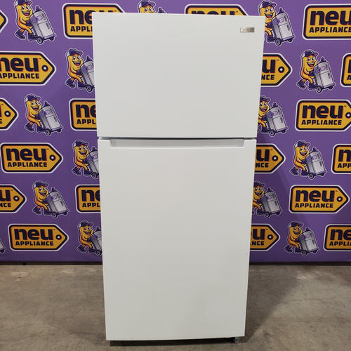 Vissani 18.1 cu. ft. Top Freezer Refrigerator with Adjustable Glass Shelving in White, Garage Ready 25136CR628 - MDTF18WHR5 - Certified Refurbished