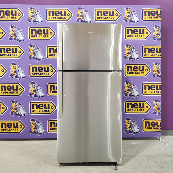 Whirlpool Wide Top Freezer 30 Inch 18 cu. ft. Refrigerator with Flexi-Side Bin WRT318FMDM - Scratch and Dent (Minor)