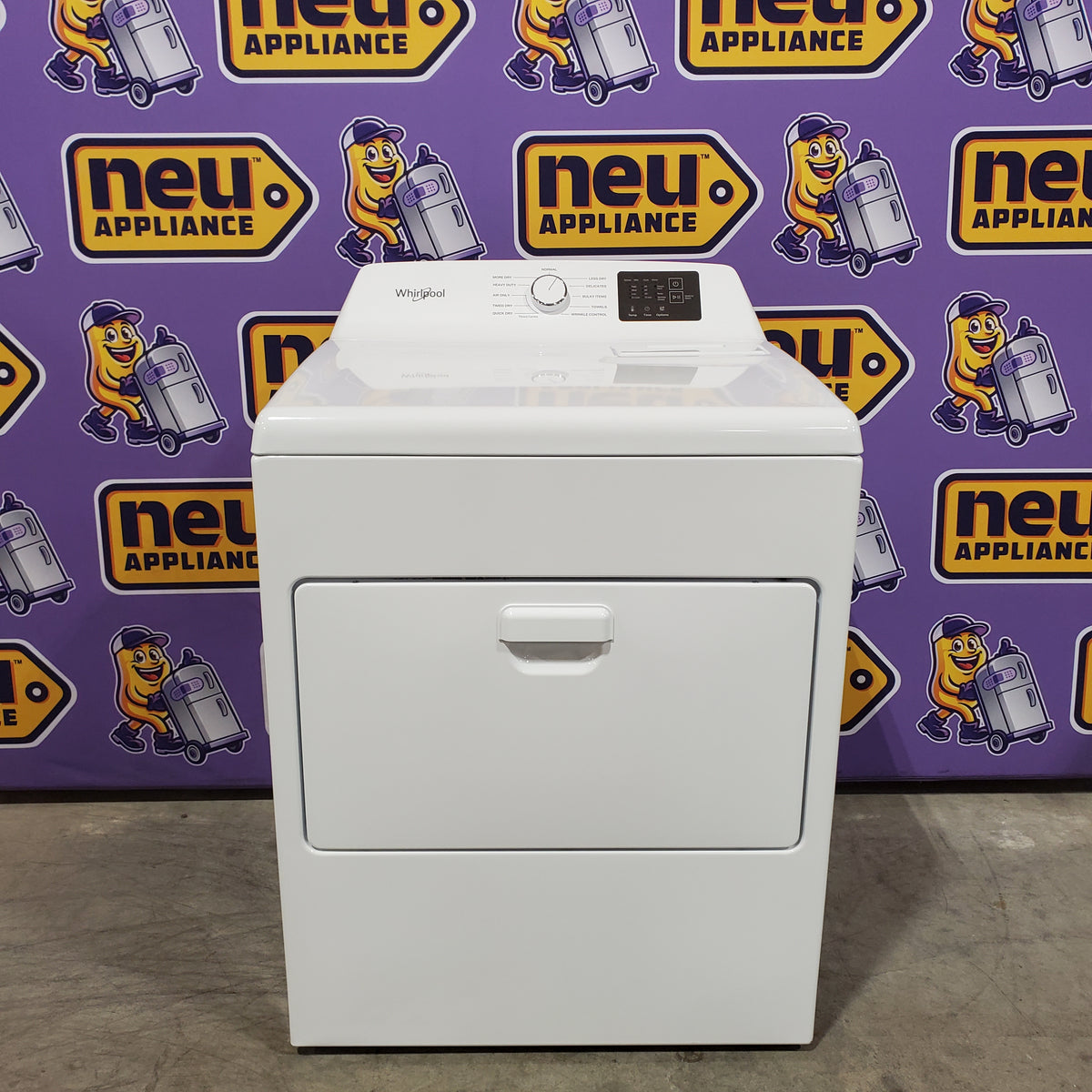 Whirlpool 7.0 cu. ft. Electric Dryer with Adaptive Dry and Wrinkle Shield™ Option 22137SD375 - WED4307SW - Scratch & Dent (Minor)