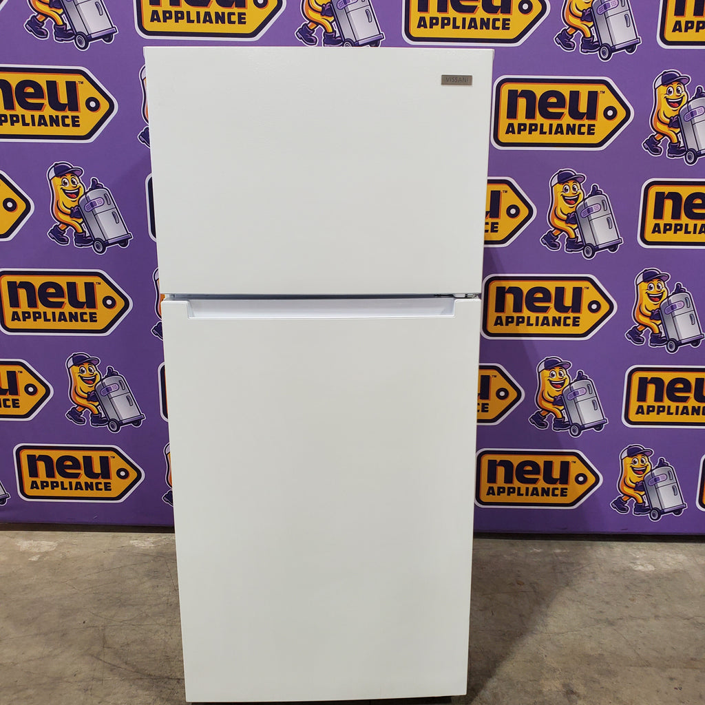 Pictures of Vissani 14.2 cu. ft. Top Freezer Refrigerator in White, Garage Ready 25137SD704 - MDTF14WH5 - Scratch & Dent (Minor) - Neu Appliance Outlet - Discount Appliance Outlet in Austin, Tx