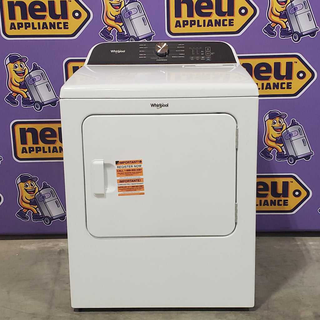 Pictures of Whirlpool® 7.0 Cu. Ft. Electric Dryer with Moisture Sensor and Steam Refresh Cycle 22SD013 - WED6150PW - Open Box - Neu Appliance Outlet - Discount Appliance Outlet in Austin, Tx
