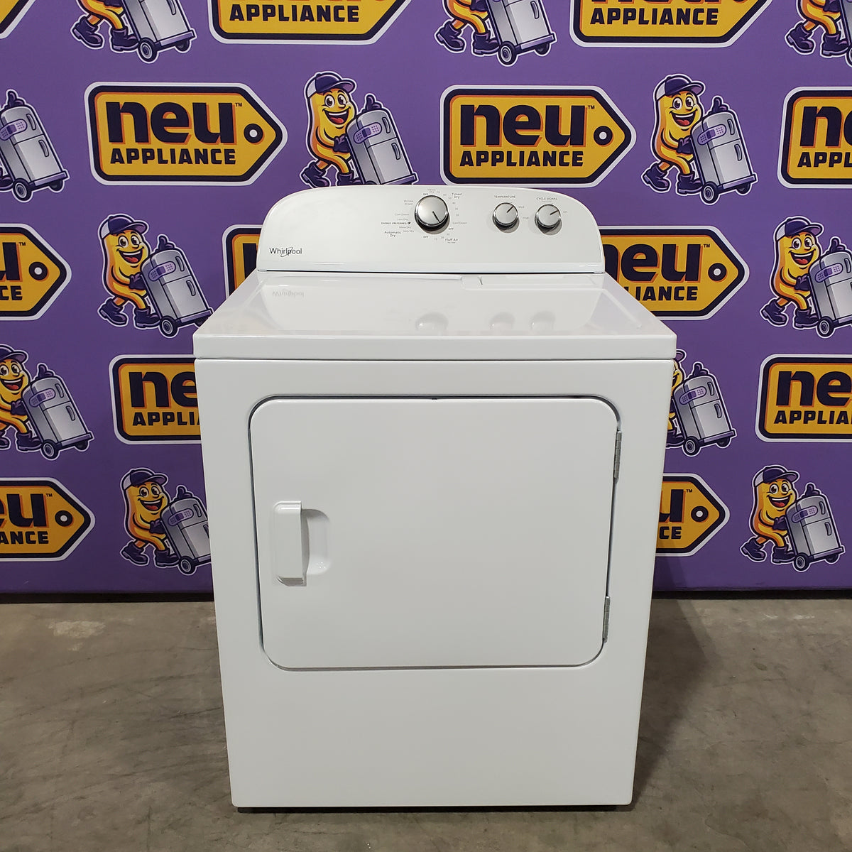 Whirlpool White Electric Extra Large 7.0 Cu. Ft. Dryer with Wrinkle Shield 22137SD384 - WED4815EW - Open Box