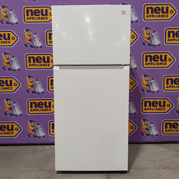 Kenmore 72312 18.1 cu. ft. Top Freezer Refrigerator with Icemaker in White 25CR145 - 89972312320 - Scratch & Dent (Minor)