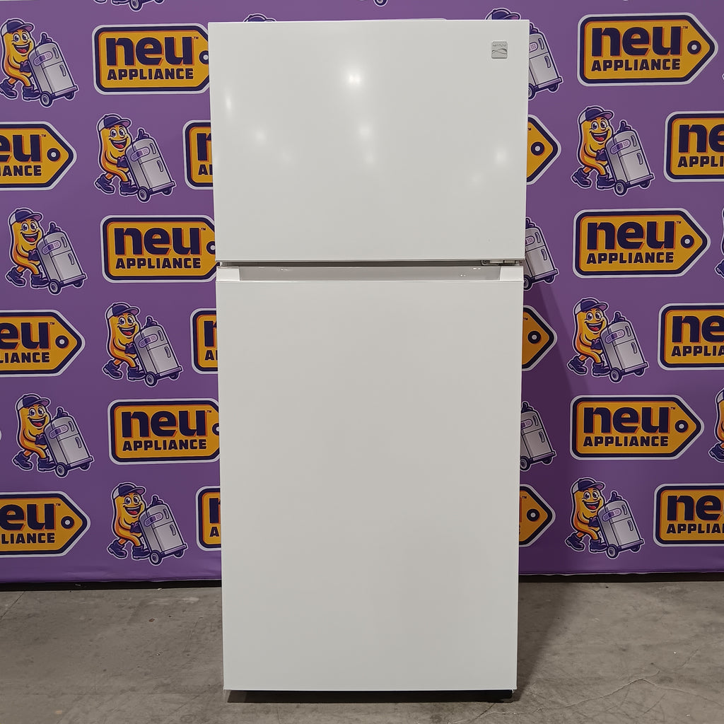 Pictures of Kenmore 72312 18.1 cu. ft. Top Freezer Refrigerator with Icemaker in White 25CR145 - 89972312320 - Scratch & Dent (Minor) - Neu Appliance Outlet - Discount Appliance Outlet in Austin, Tx