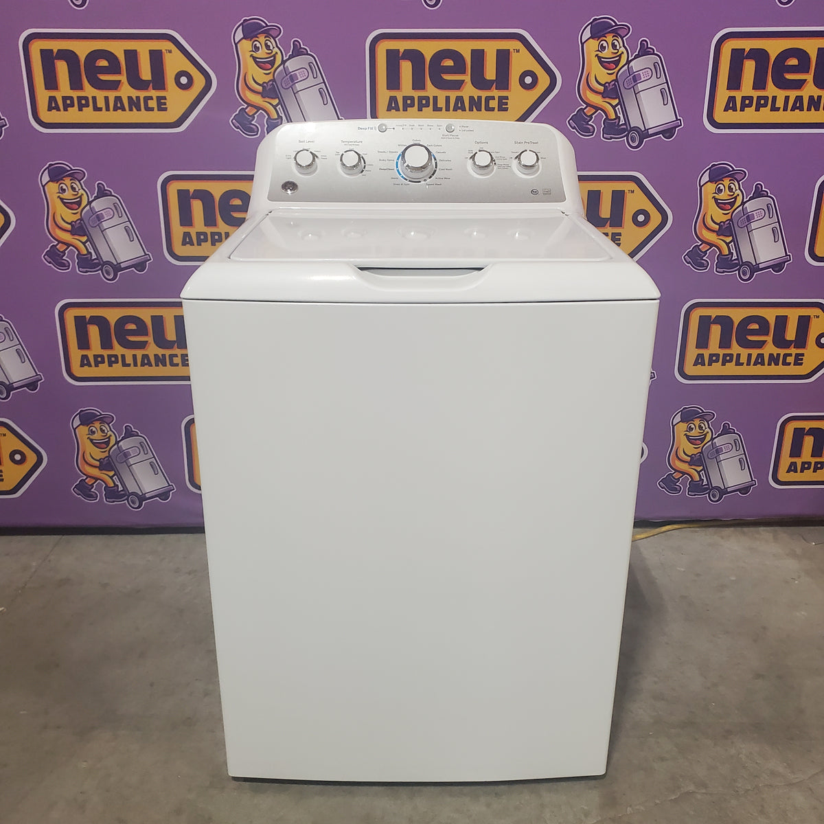 GE 4.6 cu. ft. High-Efficiency White Top Load Washer with Infusor, ENERGY STAR 1CR5122 - GTW500ASNWS - Certified Refurbished