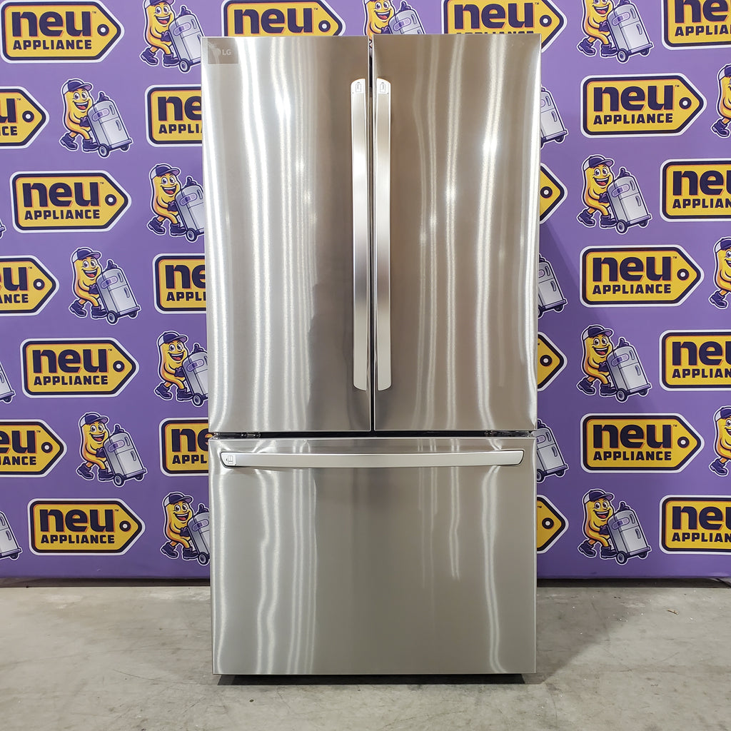 LG 27 cu. ft. Smart Counter-Depth MAX™ French Door Refrigerator with Linear Cooling™ and Internal Water Dispenser 3SD924 - LRFLC2706S - Open Box