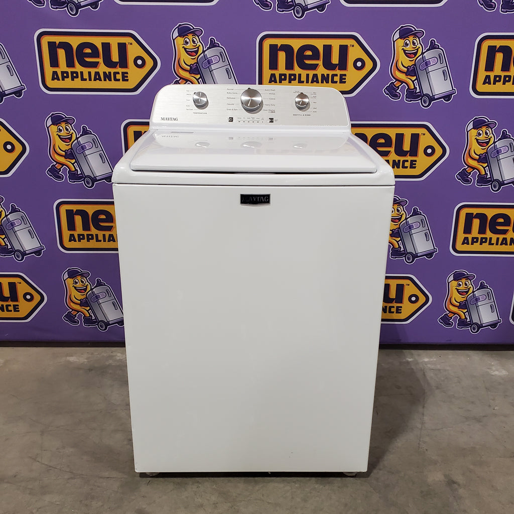 Pictures of Maytag Top Load 4.5 Cu. Ft. Washer with Deep Fill in White 25SD092 - MVW4505MW - Scratch & Dent (Minor) - Neu Appliance Outlet - Discount Appliance Outlet in Austin, Tx