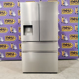 Hisense PureFlat 25.6-cu ft 4-Door Smart French Door Refrigerator with Ice Maker, Water and Ice Dispenser (Stainless Steel) ENERGY STAR - Scratch and Dent (Minor)