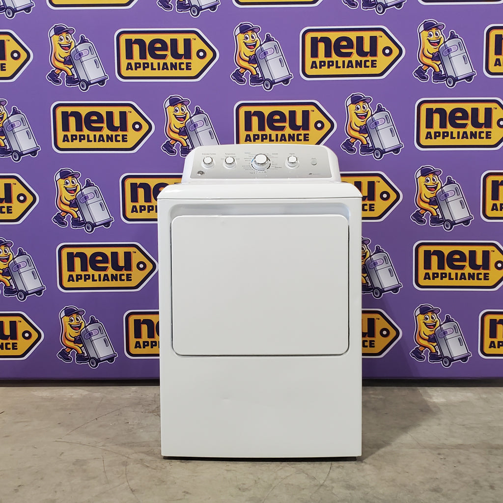 Pictures of GE White Electric Aluminized Alloy Drum 7.2 Cu. Ft. Dryer with Sensor Dry and Extended Tumble GTD45EASJWS - Certified Refurbished - Neu Appliance Outlet - Discount Appliance Outlet in Austin, Tx