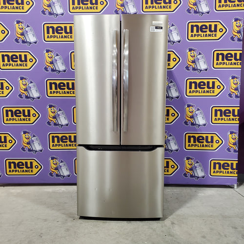 Frigidaire Gallery 20 Cu. Ft. 30" Wide Standard-Depth French Door Refrigerator in Stainless Steel 3SD817 - GRFN2023AF - Scratch & Dent (Moderate)