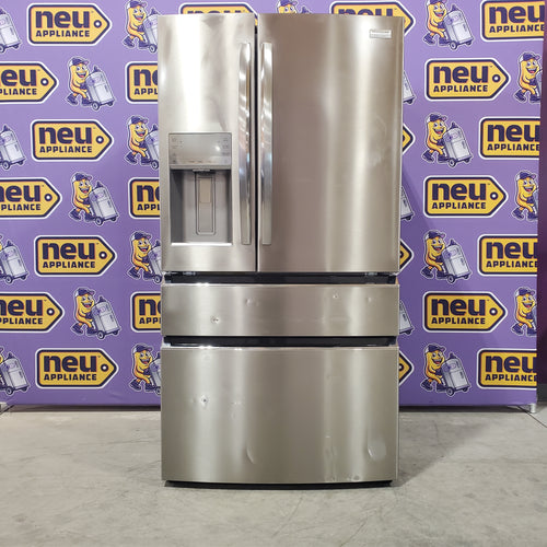 Pictures of Frigidaire Gallery 26 Cu. Ft. Standard-Depth 4-Door French Door Refrigerator in Fingerprint Resistant Stainless Steel GRMS2773AF - Scratch & Dent (Minor) - Neu Appliance Outlet - Discount Appliance Outlet in Austin, Tx