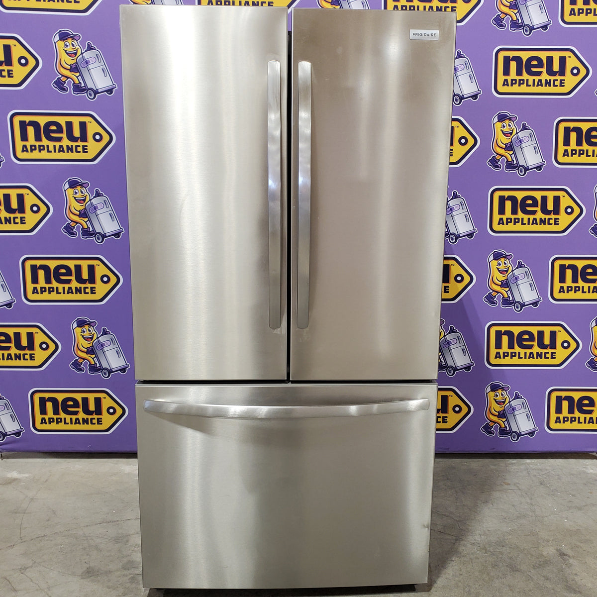 Frigidaire 29 Cu. Ft. Standard-Depth French Door Refrigerator in Stainless Steel 20SD017 - FRFN2813AF - Scratch & Dent (Minor)