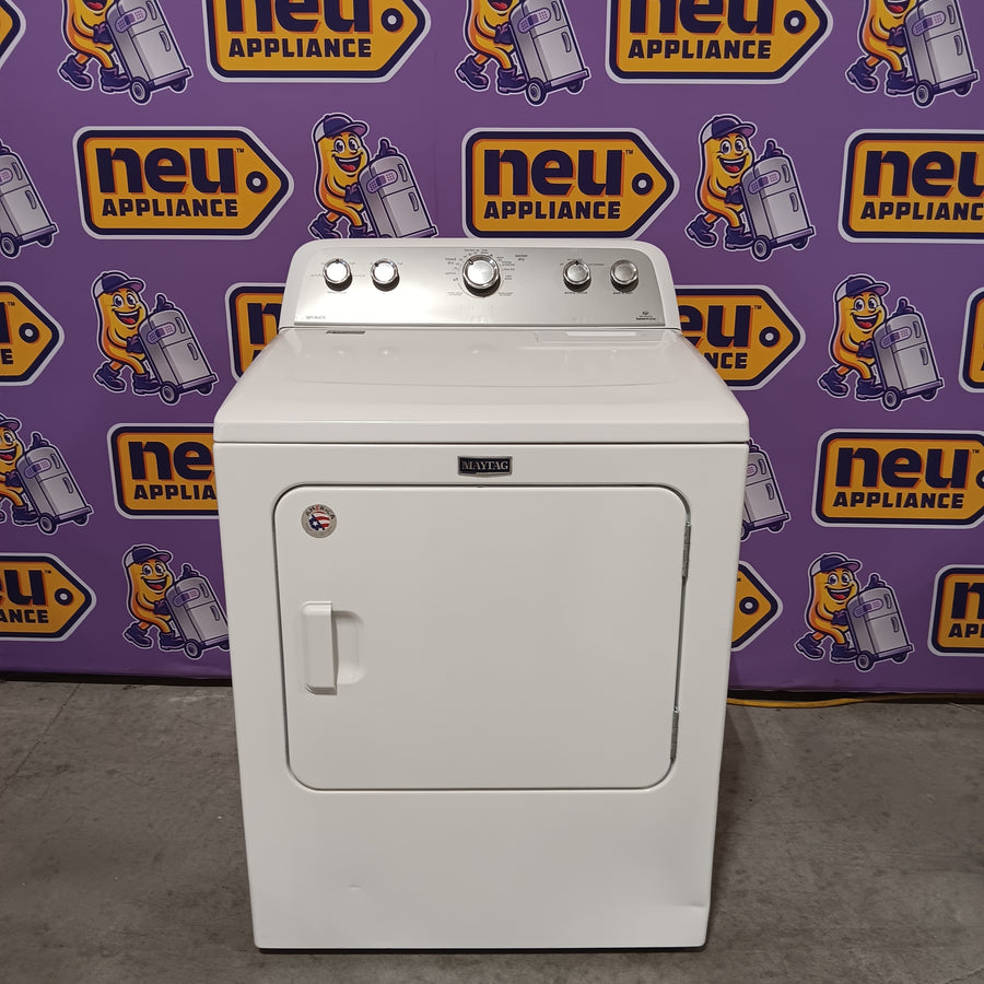 Maytag 29 Inch 7.0 cu. ft. Electric Dryer with 15 Drying Cycles, 4 Temperature Settings, Wrinkle Control Options and Heavy Duty Cycle MEDC215EW - Certified Refurbished