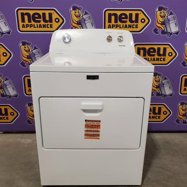 Maytag Top Load Style Electric Wrinkle Prevent 7.0 cu. ft. Dryer with Auto Dry 22133SD198 - MED4005SW - Scratch & Dent (Minor)