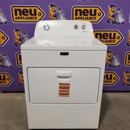 Maytag Top Load Style Electric Wrinkle Prevent 7.0 cu. ft. Dryer with Auto Dry 22133SD198 - MED4005SW - Scratch & Dent (Minor)