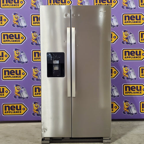 Pictures of Whirlpool Side By Side 36 In. Wide Refrigerator with Can Caddy and Frameless Glass Shelves WRS325SDHZ - Scratch and Dent (Minor) - Neu Appliance Outlet - Discount Appliance Outlet in Austin, Tx