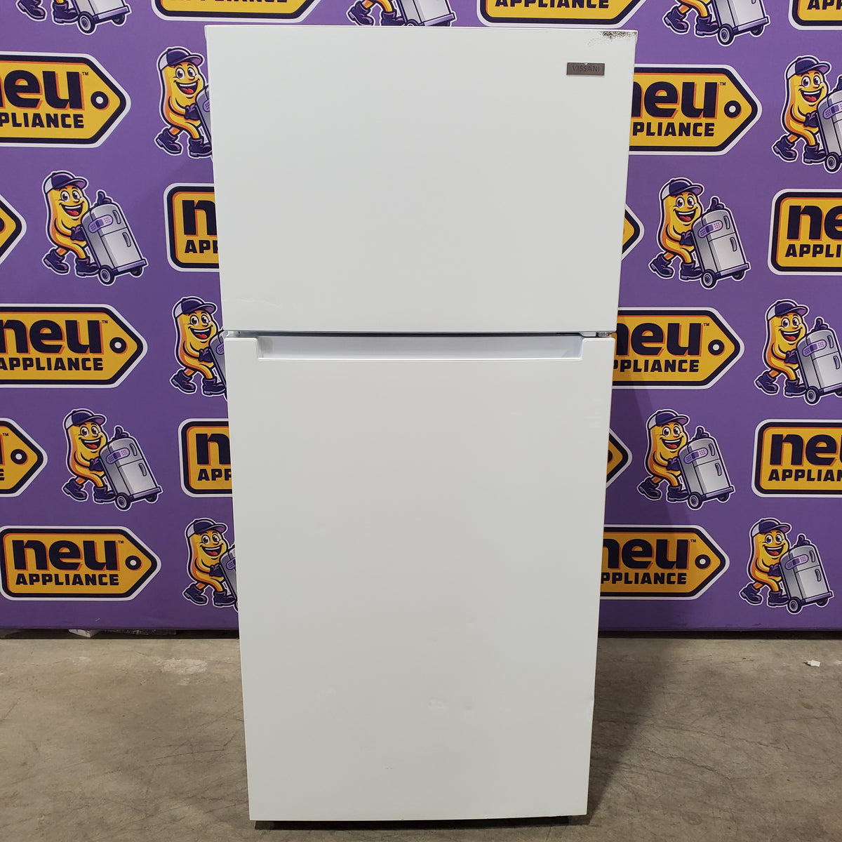 Vissani 14.2 cu. ft. Top Freezer Refrigerator in White, Garage Ready 251315SD1083 - MDTF14WH5 - Scratch & Dent (Moderate)